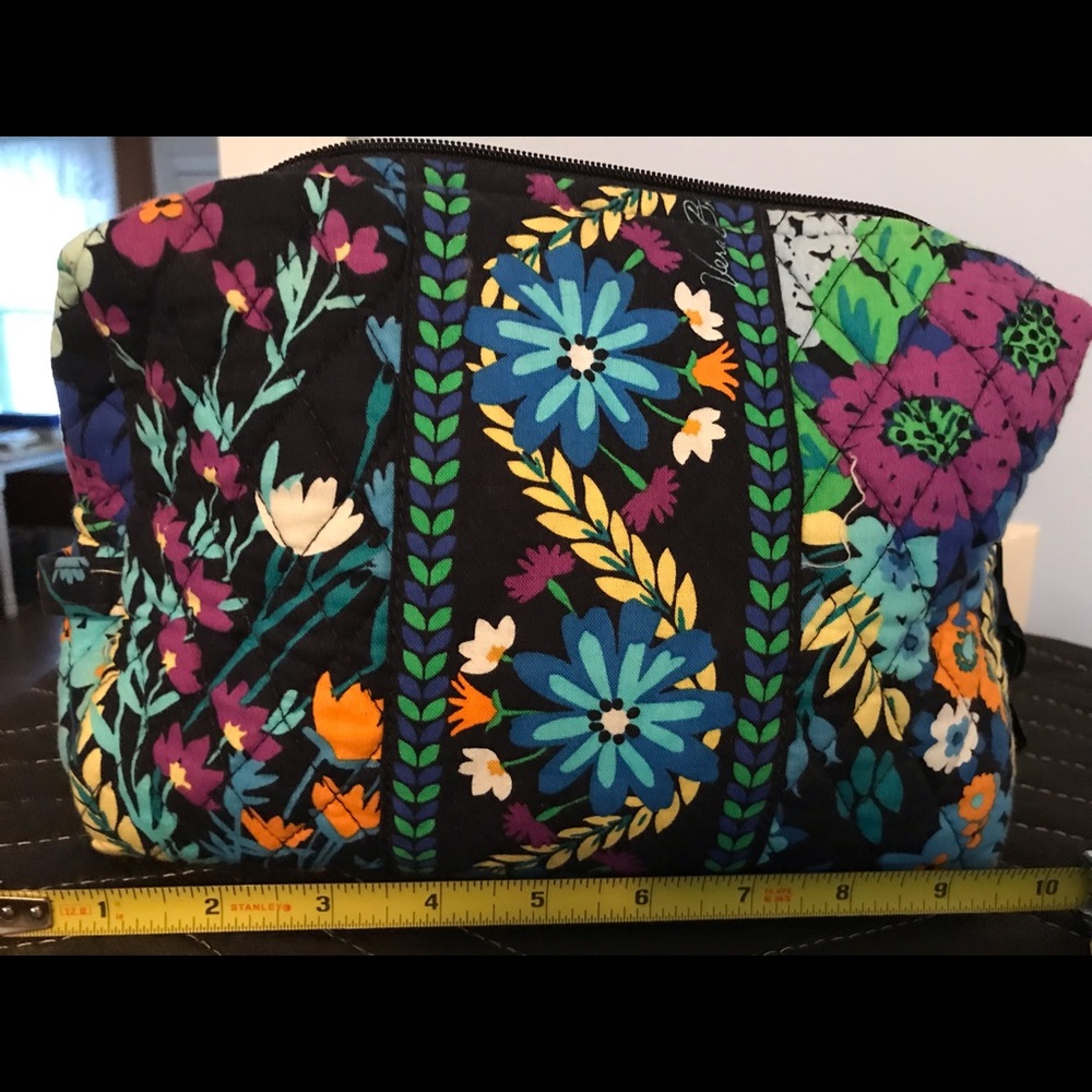 Vera Bradley Midnight Blues Large Cosmetic Bag